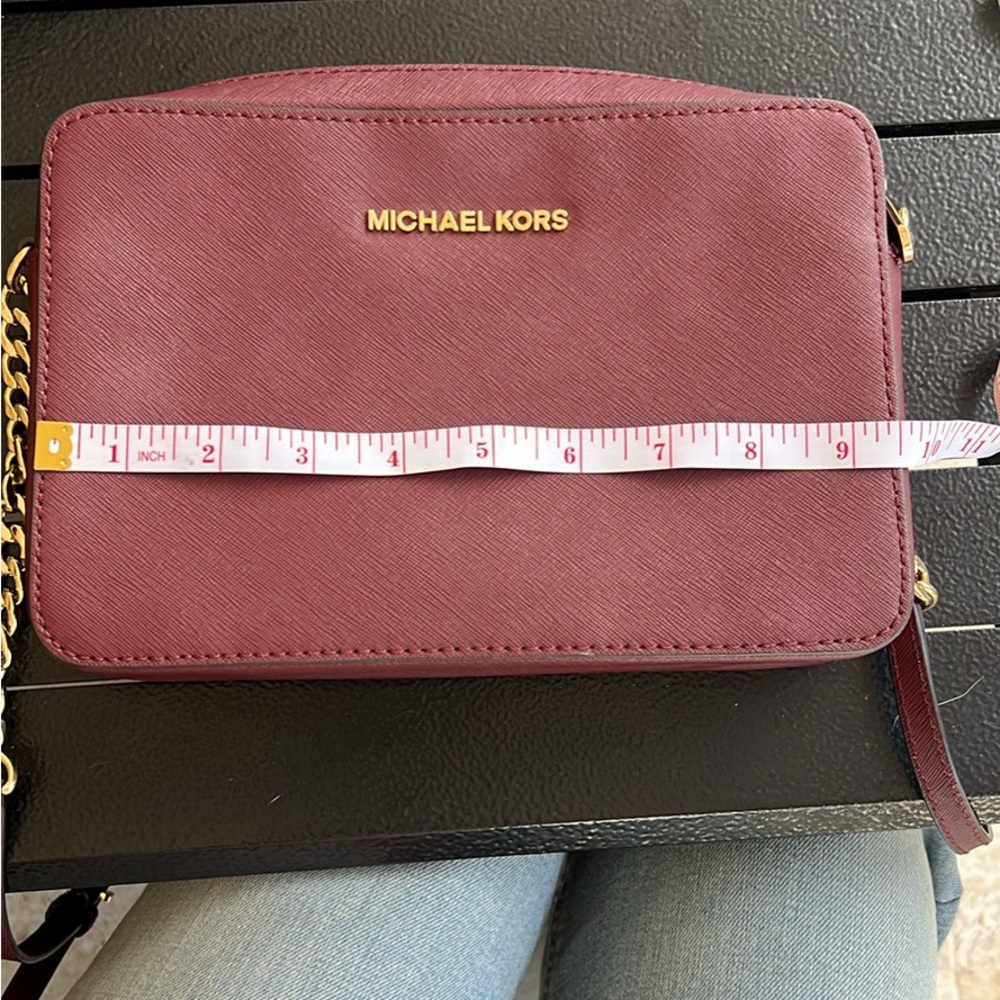 Michael Kors Burgundy Crossbody Bag - Picture 7 of 8